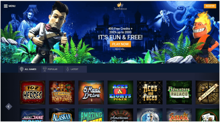 Spin palace casino download app pc